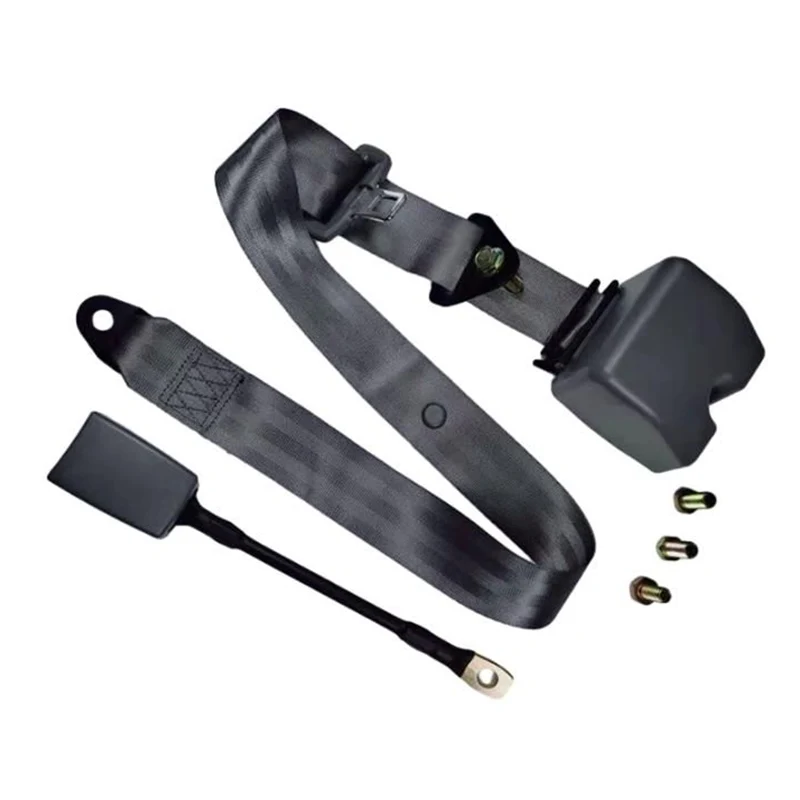 What are the three buckle points of the seat belt?